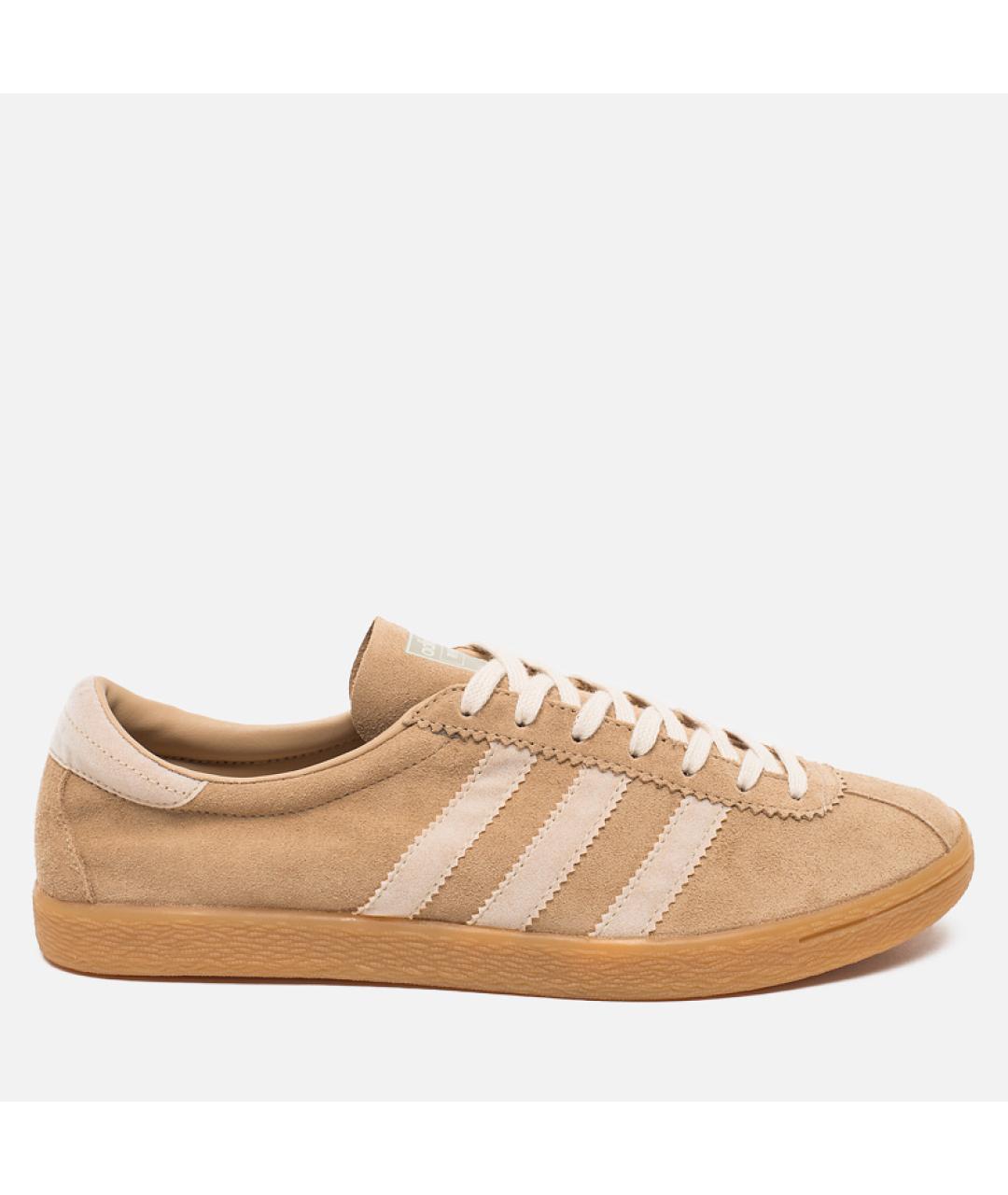 ADIDAS Бежевые замшевые низкие кроссовки / кеды, фото 5