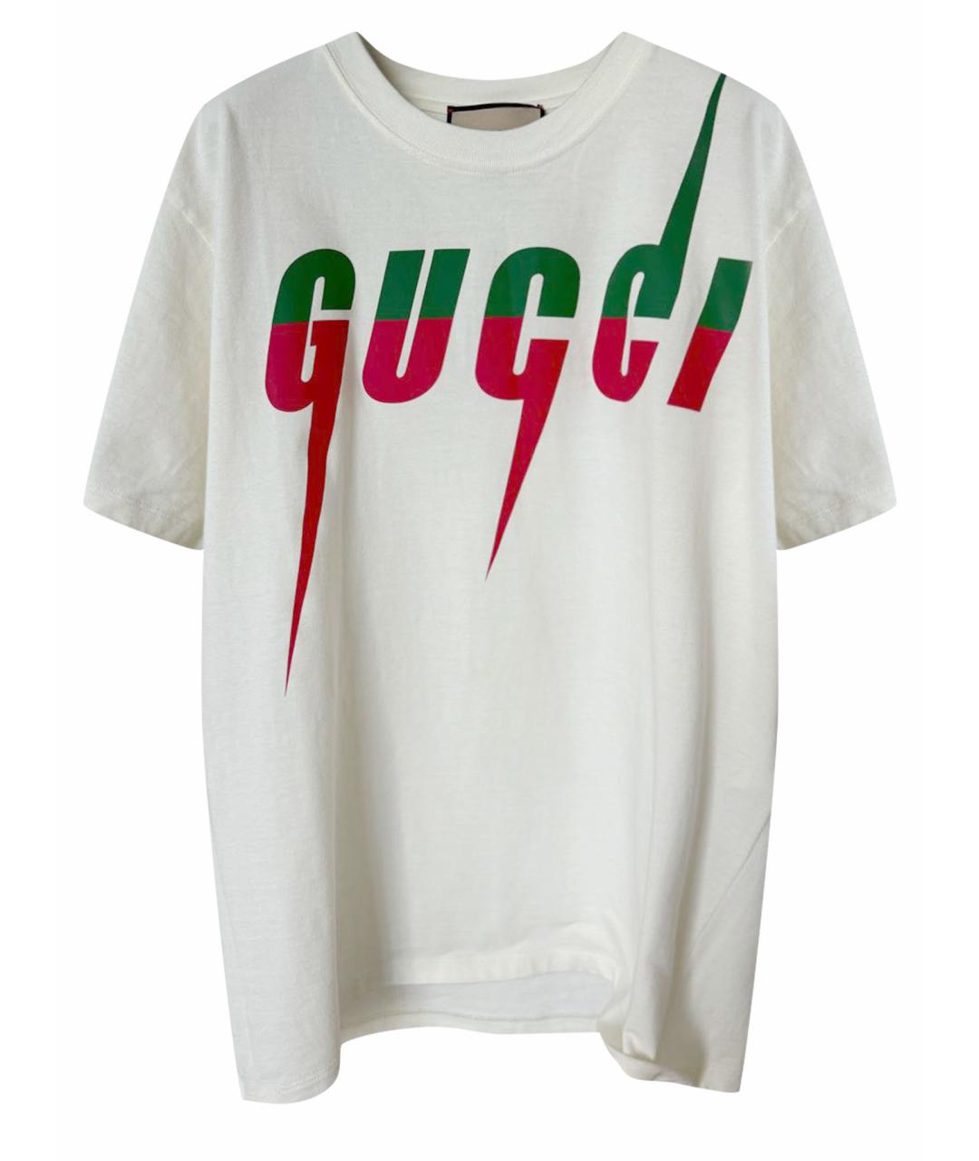 GUCCI Хлопковая футболка, фото 1