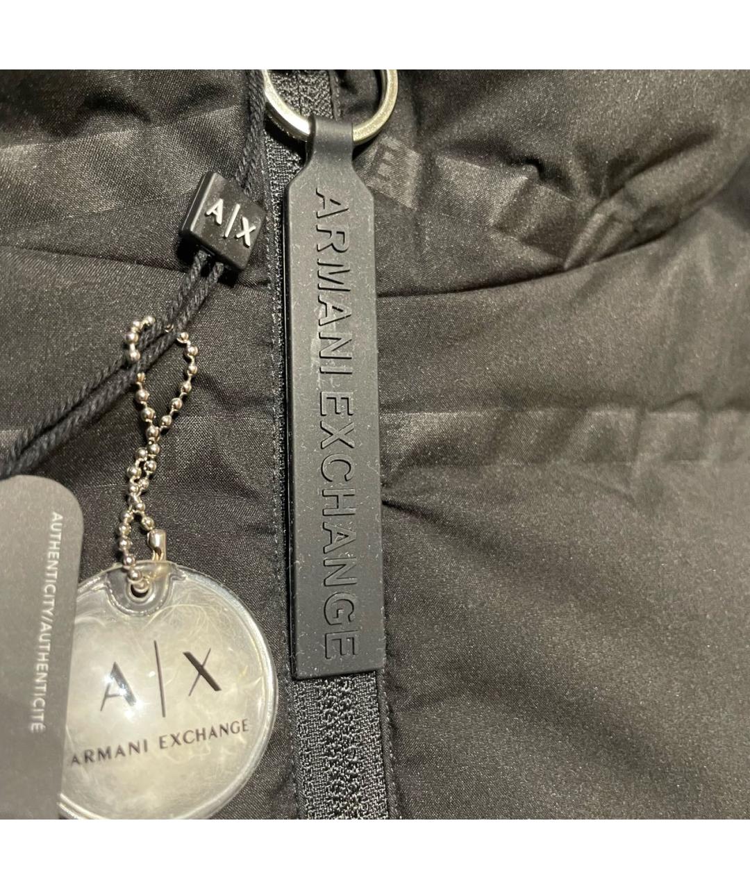 ARMANI EXCHANGE Черный пуховик, фото 7