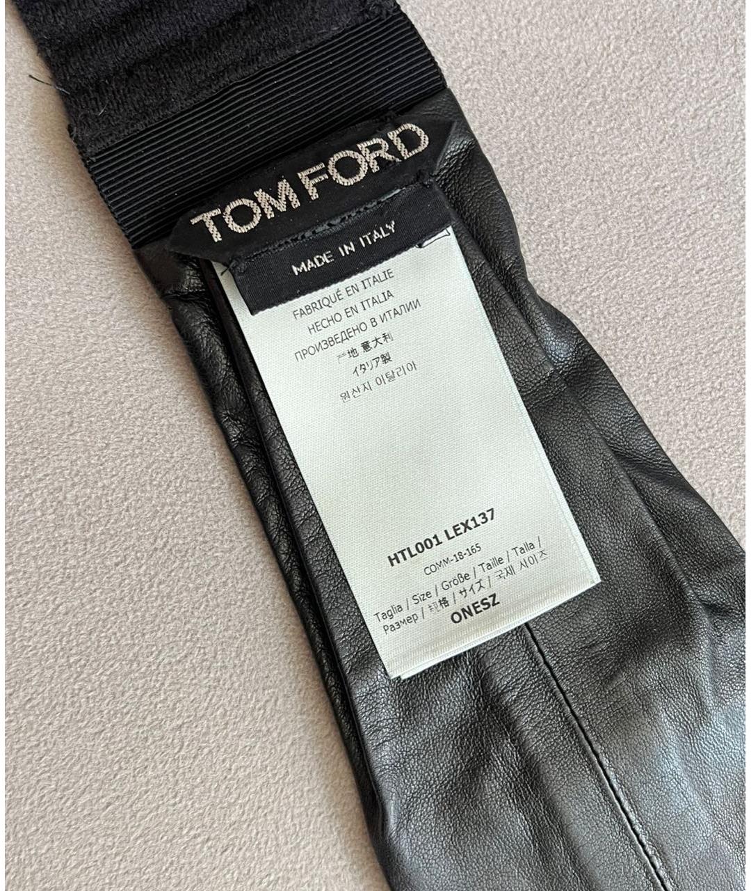 TOM FORD Черная повязка на голову, фото 3