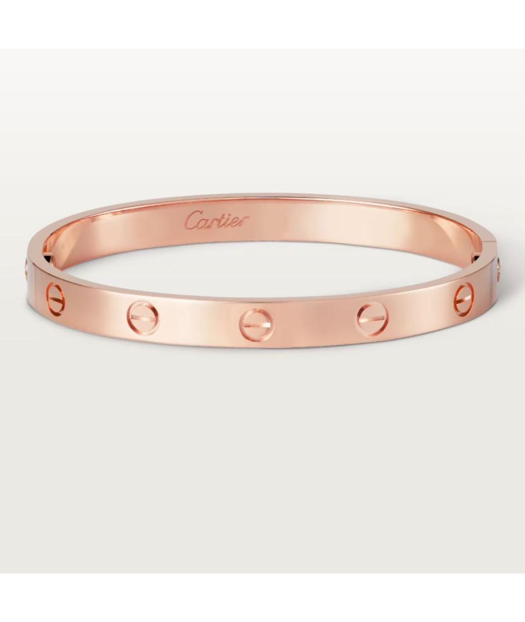CARTIER Золотой браслет из розового золота, фото 5