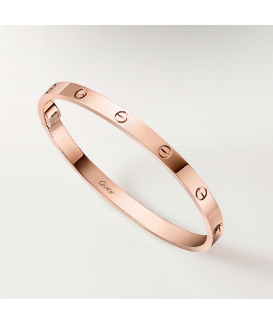 CARTIER Розовый браслет из розового золота, фото 2