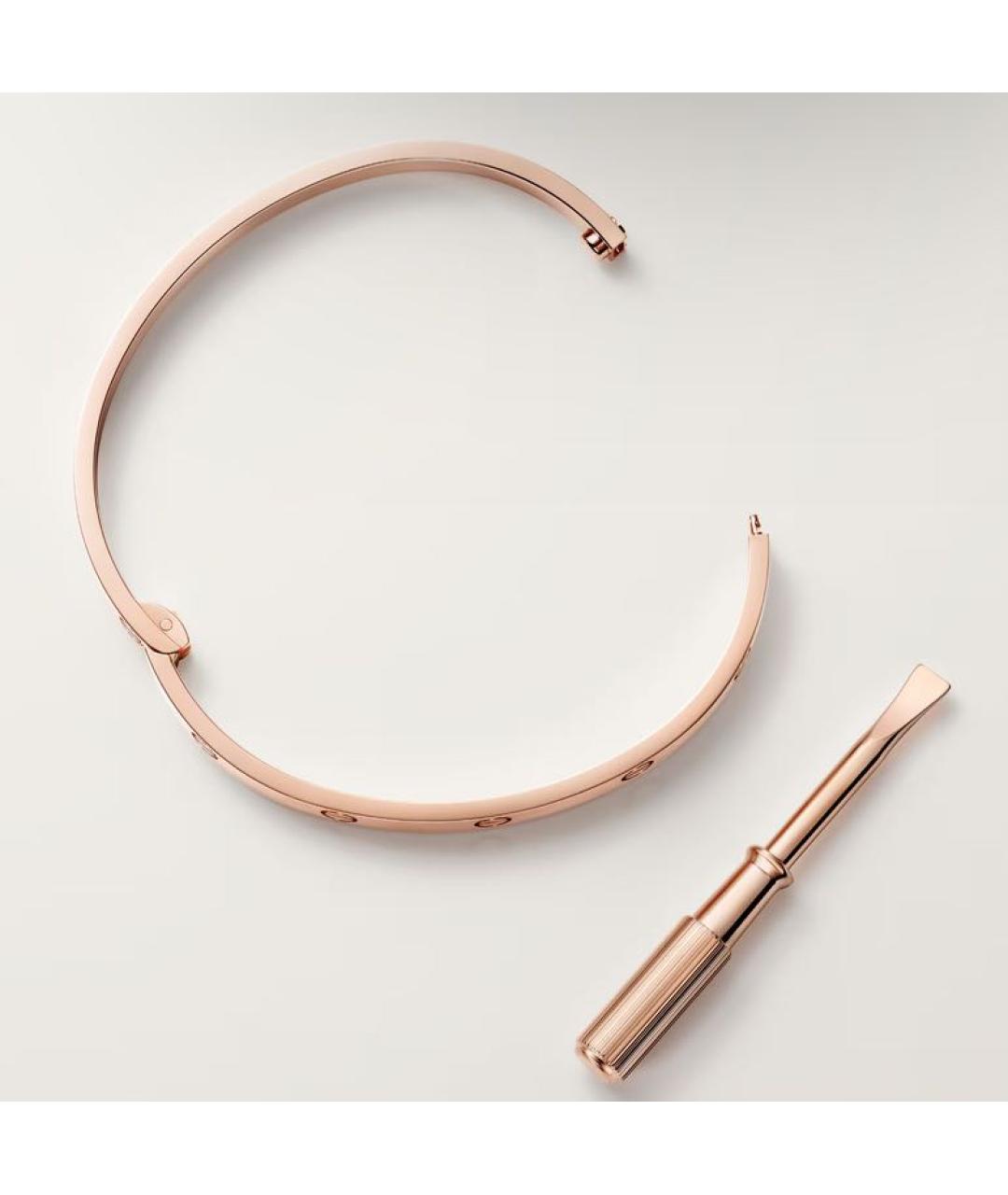 CARTIER Розовый браслет из розового золота, фото 5