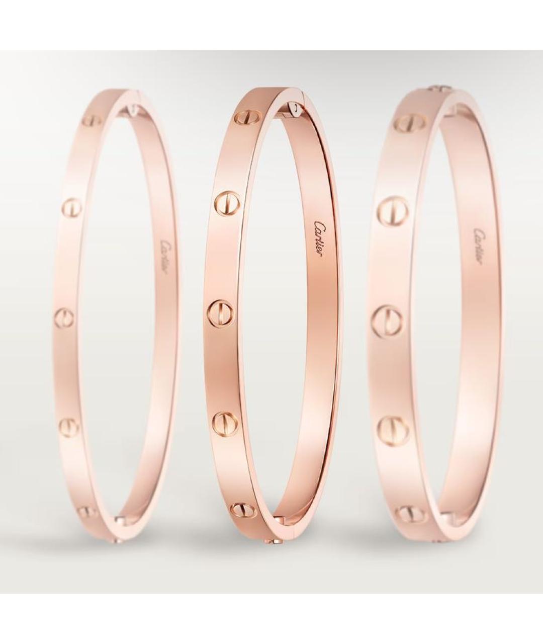 CARTIER Розовый браслет из розового золота, фото 6