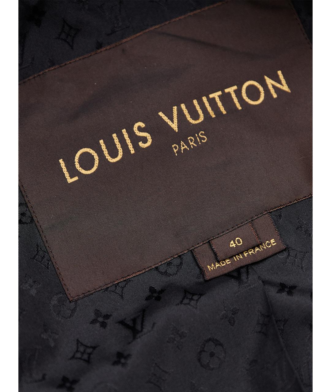 LOUIS VUITTON Серое шерстяное пальто, фото 8