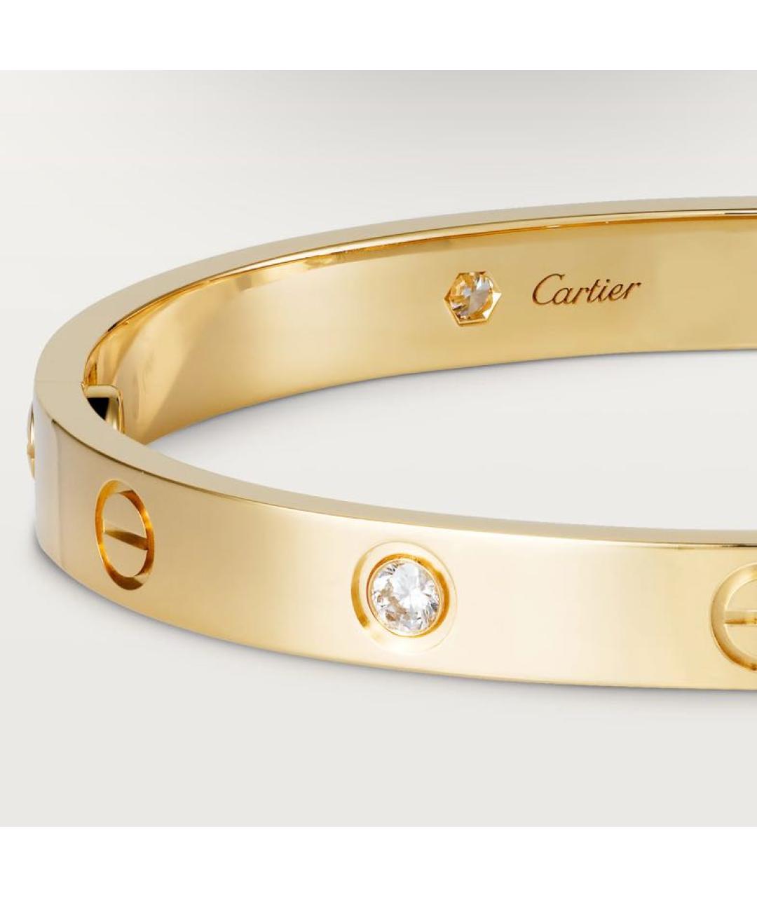 CARTIER Золотой браслет из желтого золота, фото 4