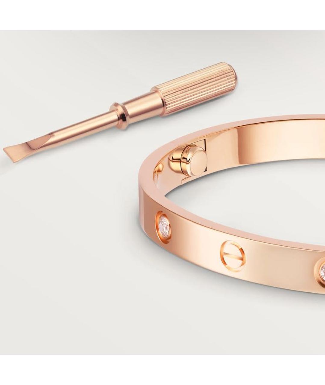 CARTIER Розовый браслет из розового золота, фото 3