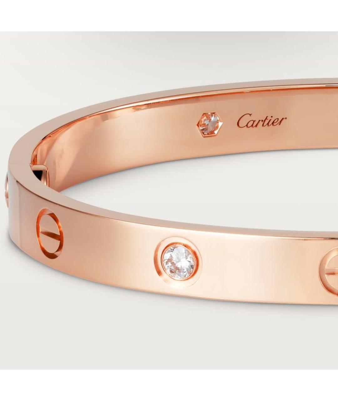 CARTIER Розовый браслет из розового золота, фото 4