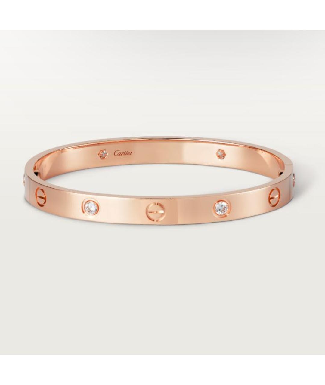 CARTIER Розовый браслет из розового золота, фото 6