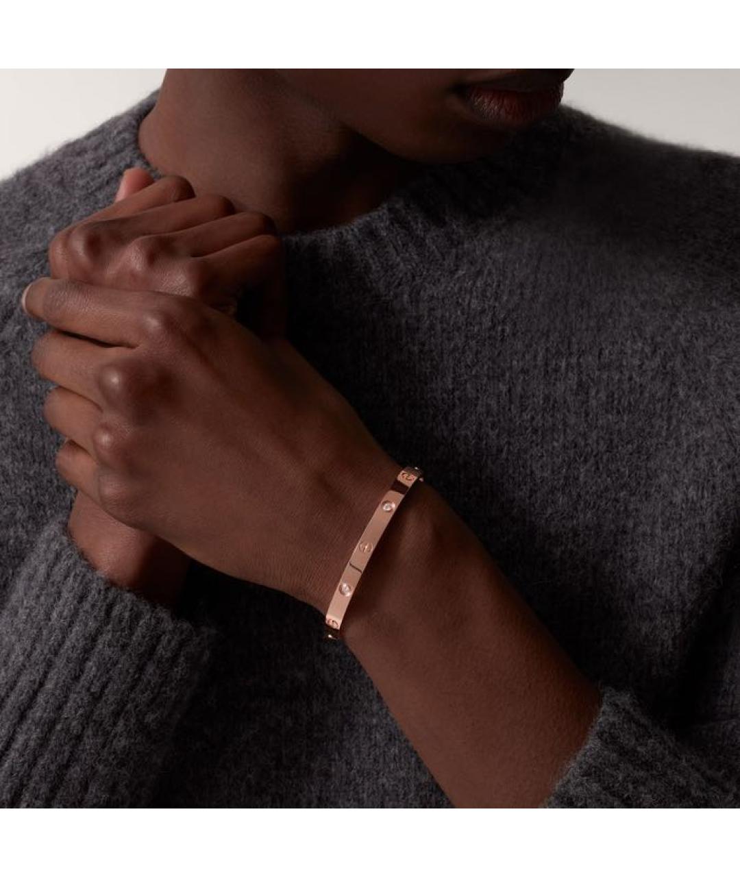 CARTIER Розовый браслет из розового золота, фото 2