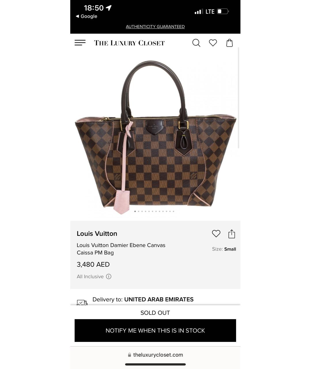 LOUIS VUITTON Розовая кожаная сумка через плечо, фото 5