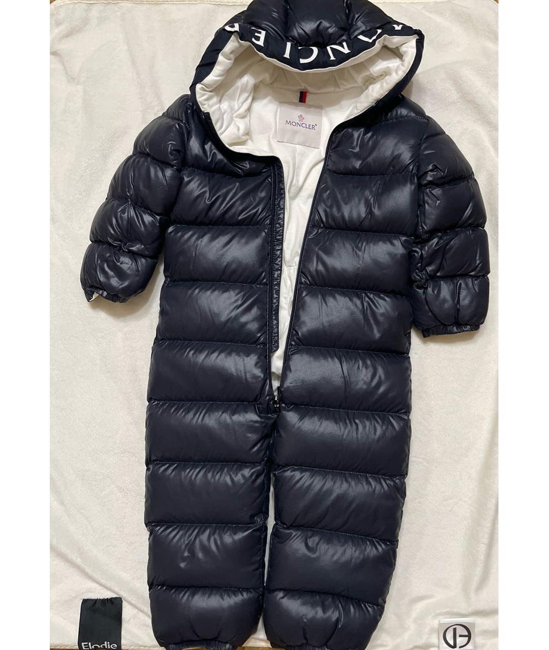 MONCLER Черный комбинезон, фото 7