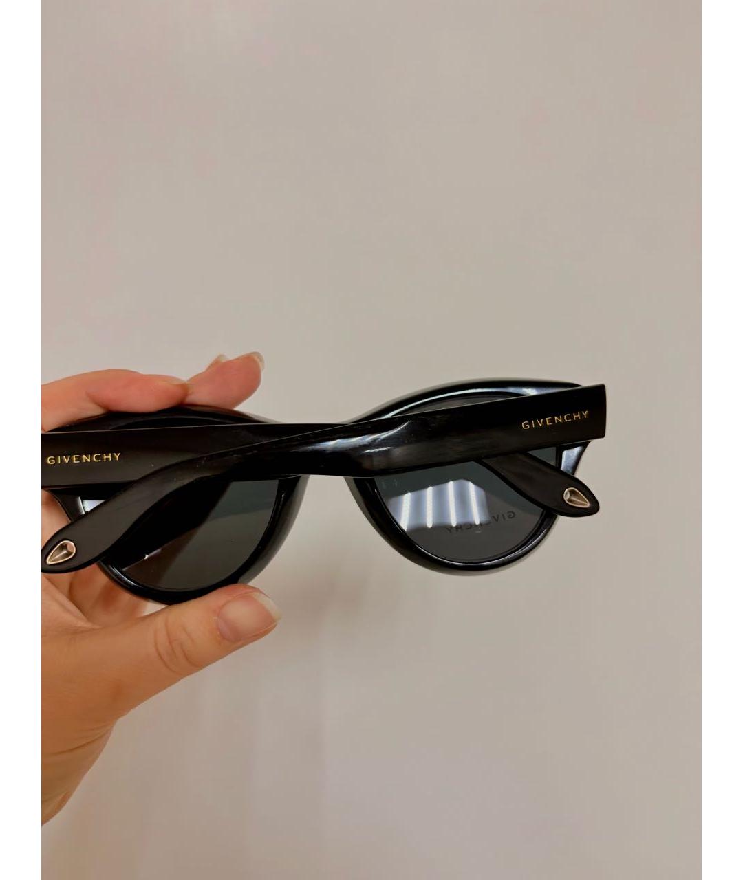 GIVENCHY Черные пластиковые солнцезащитные очки, фото 7