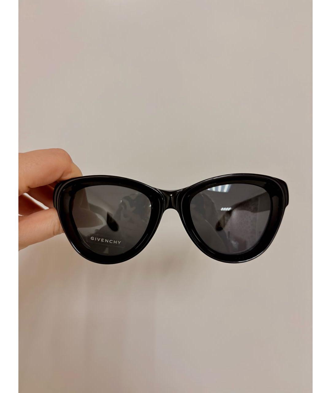 GIVENCHY Черные пластиковые солнцезащитные очки, фото 6