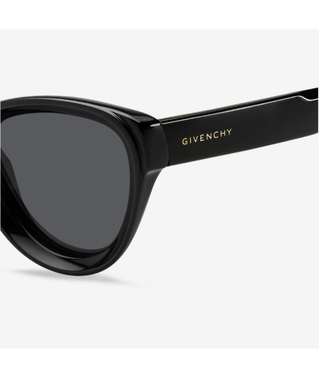 GIVENCHY Черные пластиковые солнцезащитные очки, фото 3