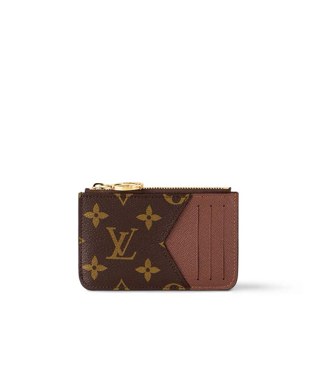 LOUIS VUITTON Коричневый кардхолдер, фото 1