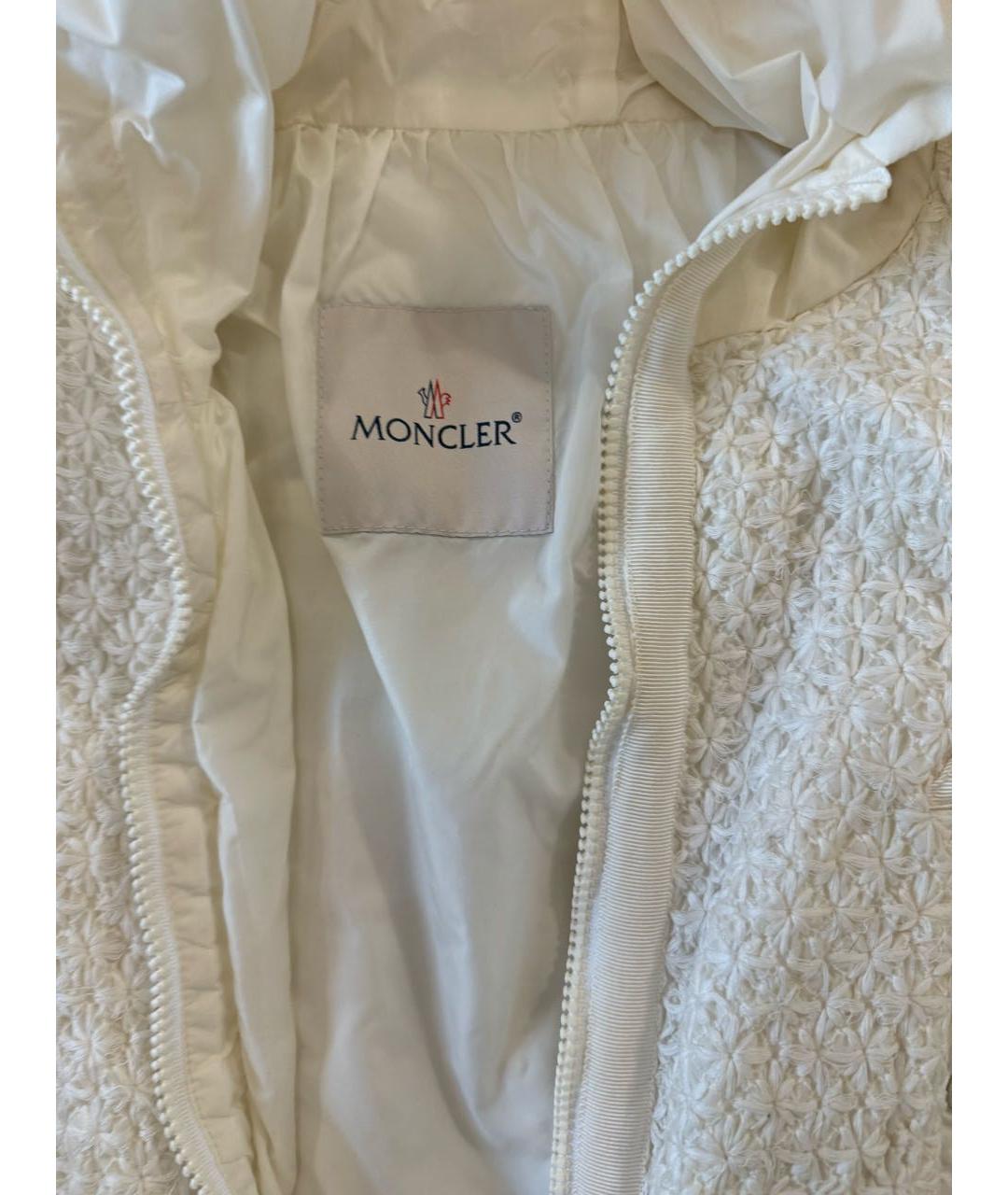 MONCLER Белый тренч/плащ, фото 3