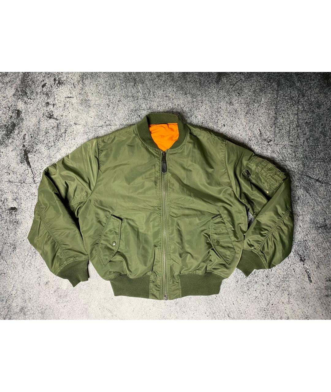 ALPHA INDUSTRIES Хаки полиамидовая куртка, фото 7