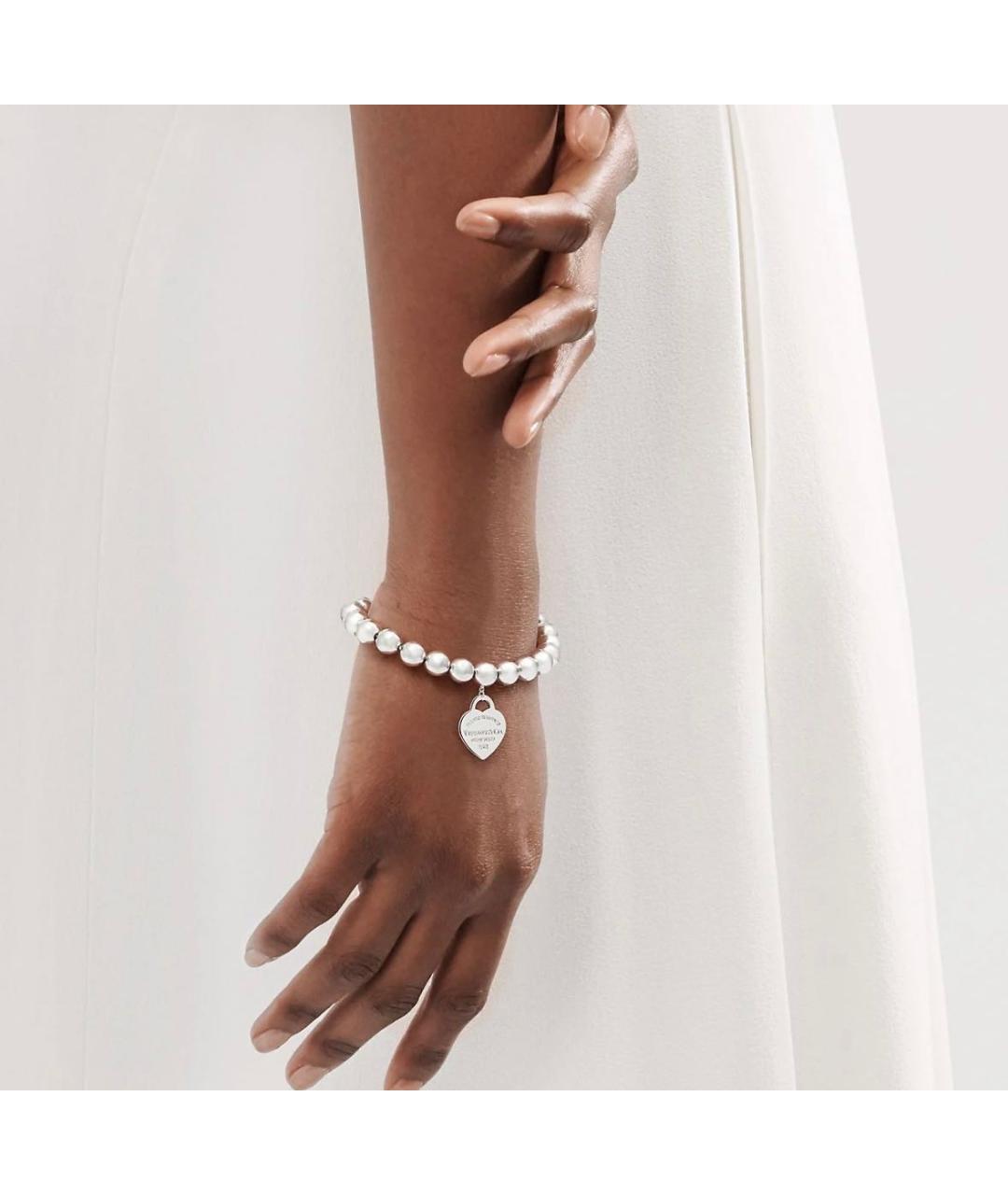 TIFFANY&CO Серебрянный серебряный браслет, фото 4