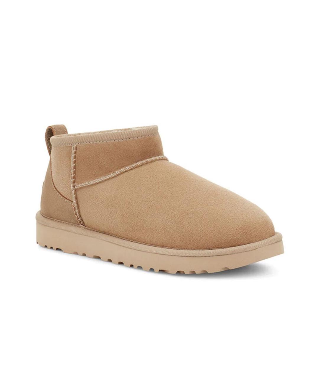 UGG AUSTRALIA Бежевые замшевые ботинки, фото 3