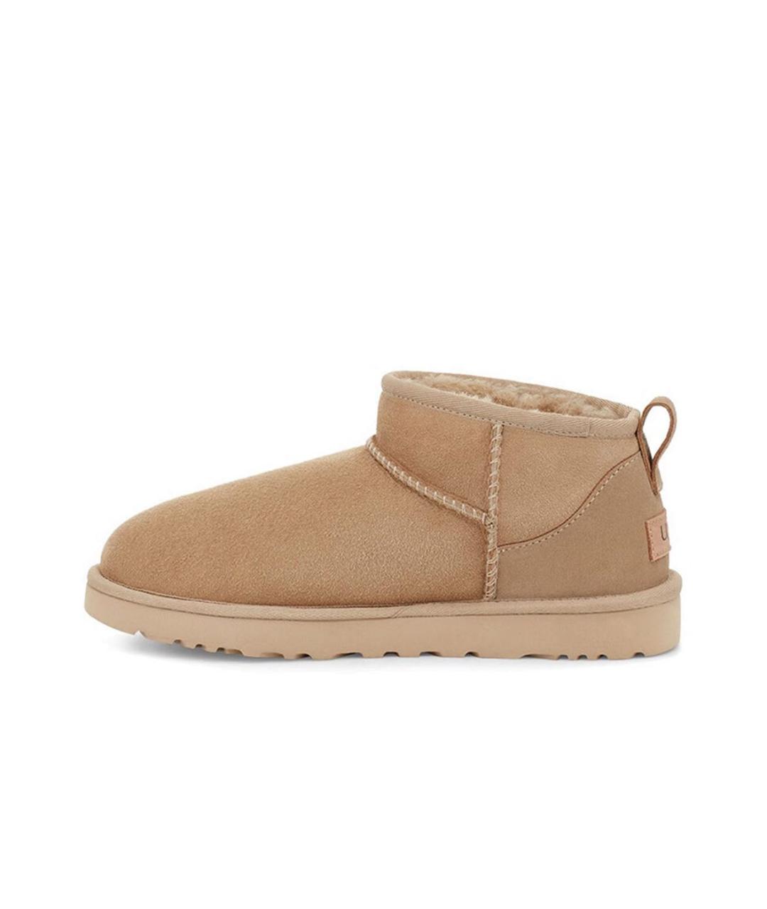 UGG AUSTRALIA Бежевые замшевые ботинки, фото 2