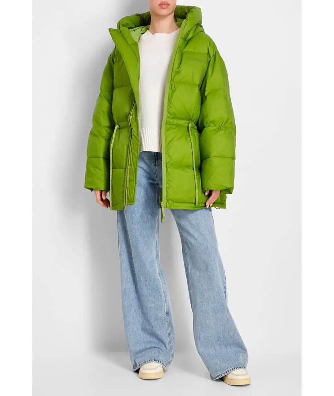 ACNE STUDIOS Зеленый пуховик, фото 4