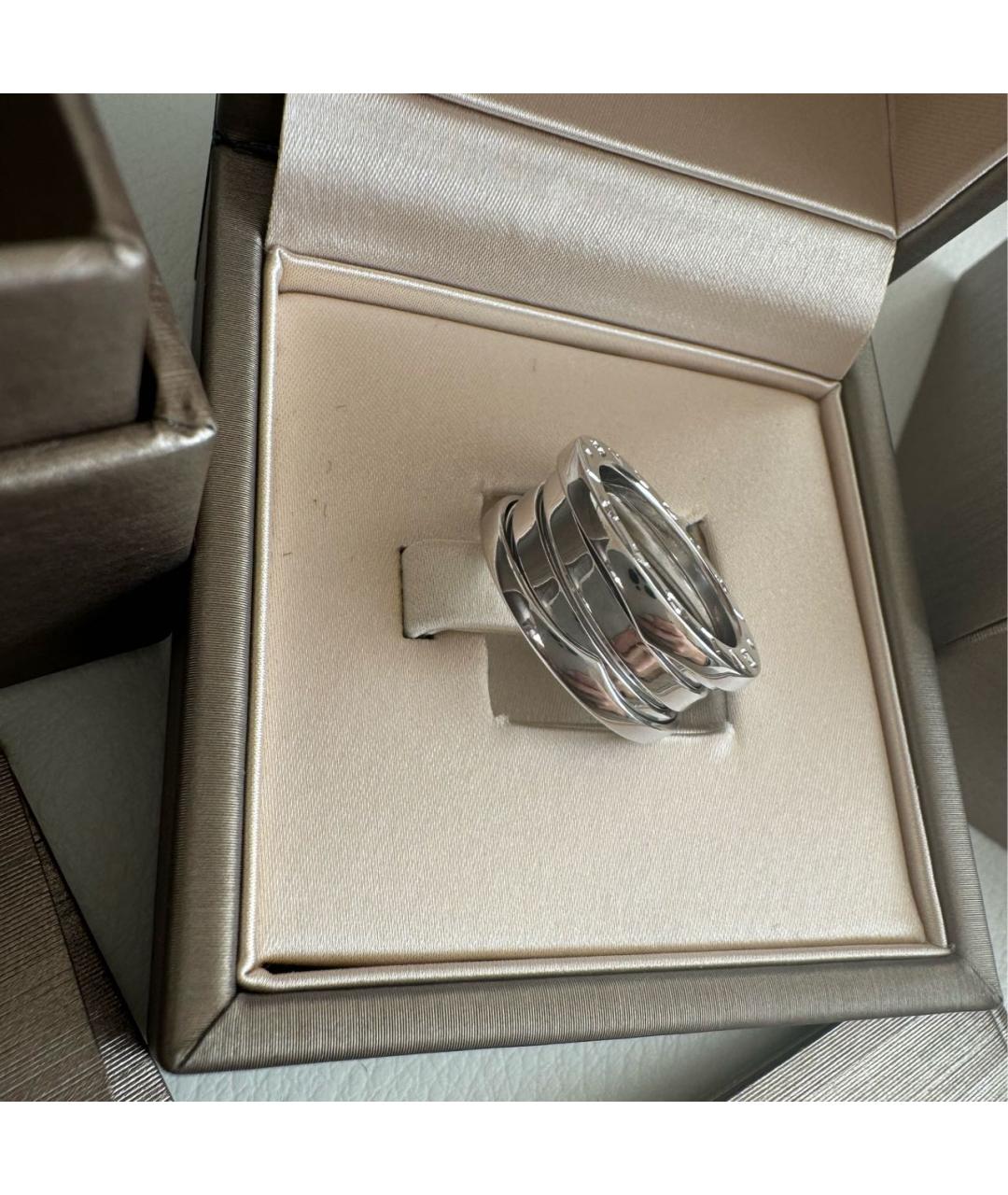 BVLGARI Серебряное кольцо из белого золота, фото 5