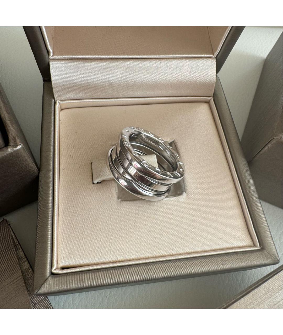 BVLGARI Серебряное кольцо из белого золота, фото 3
