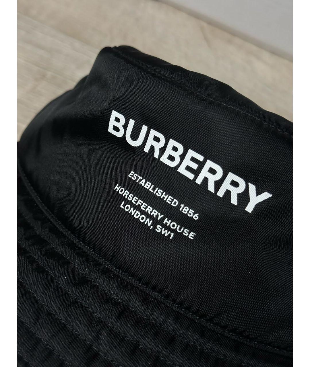 BURBERRY Черная синтетическая кепка/бейсболка, фото 4