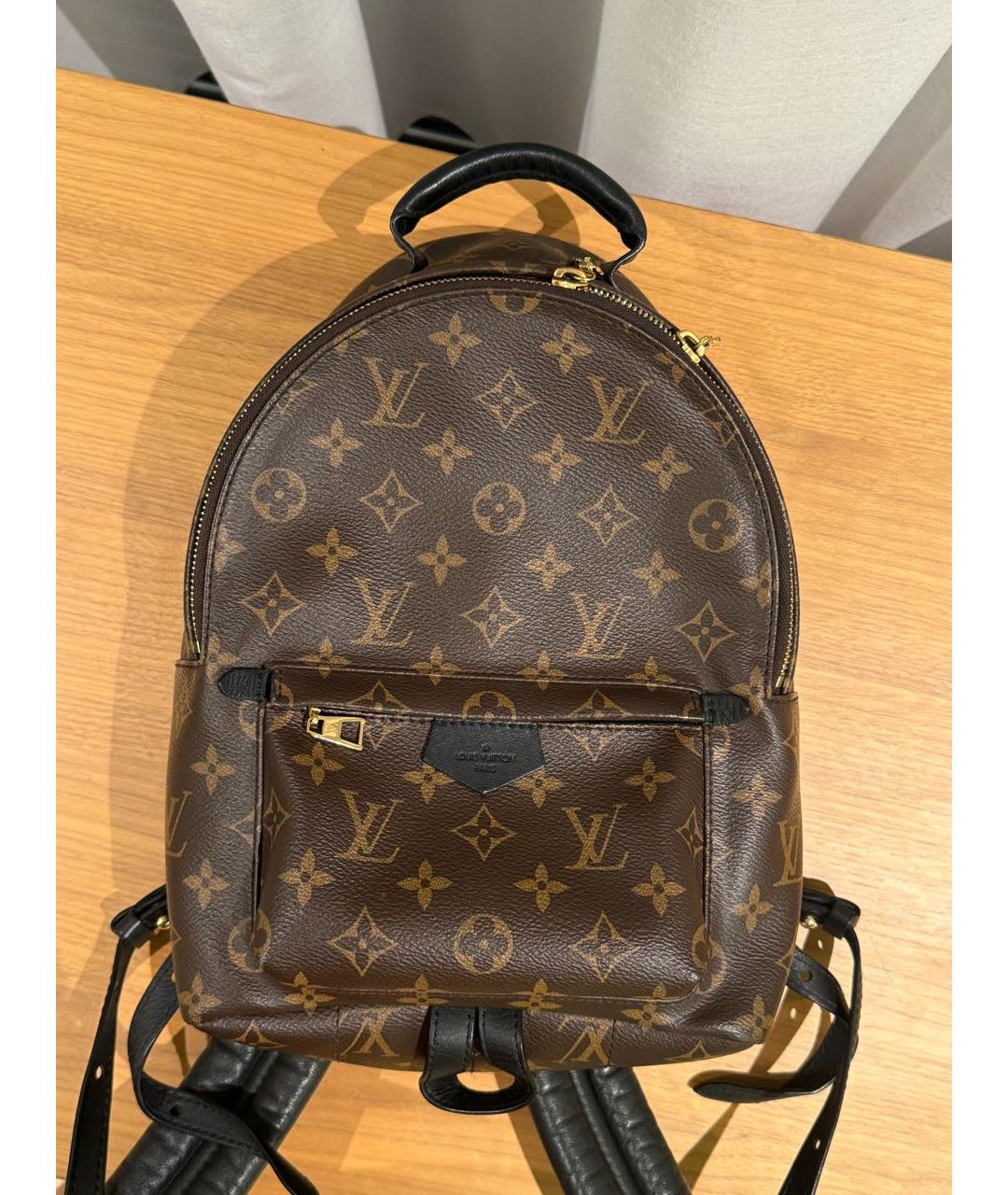 LOUIS VUITTON Коричневый рюкзак, фото 8