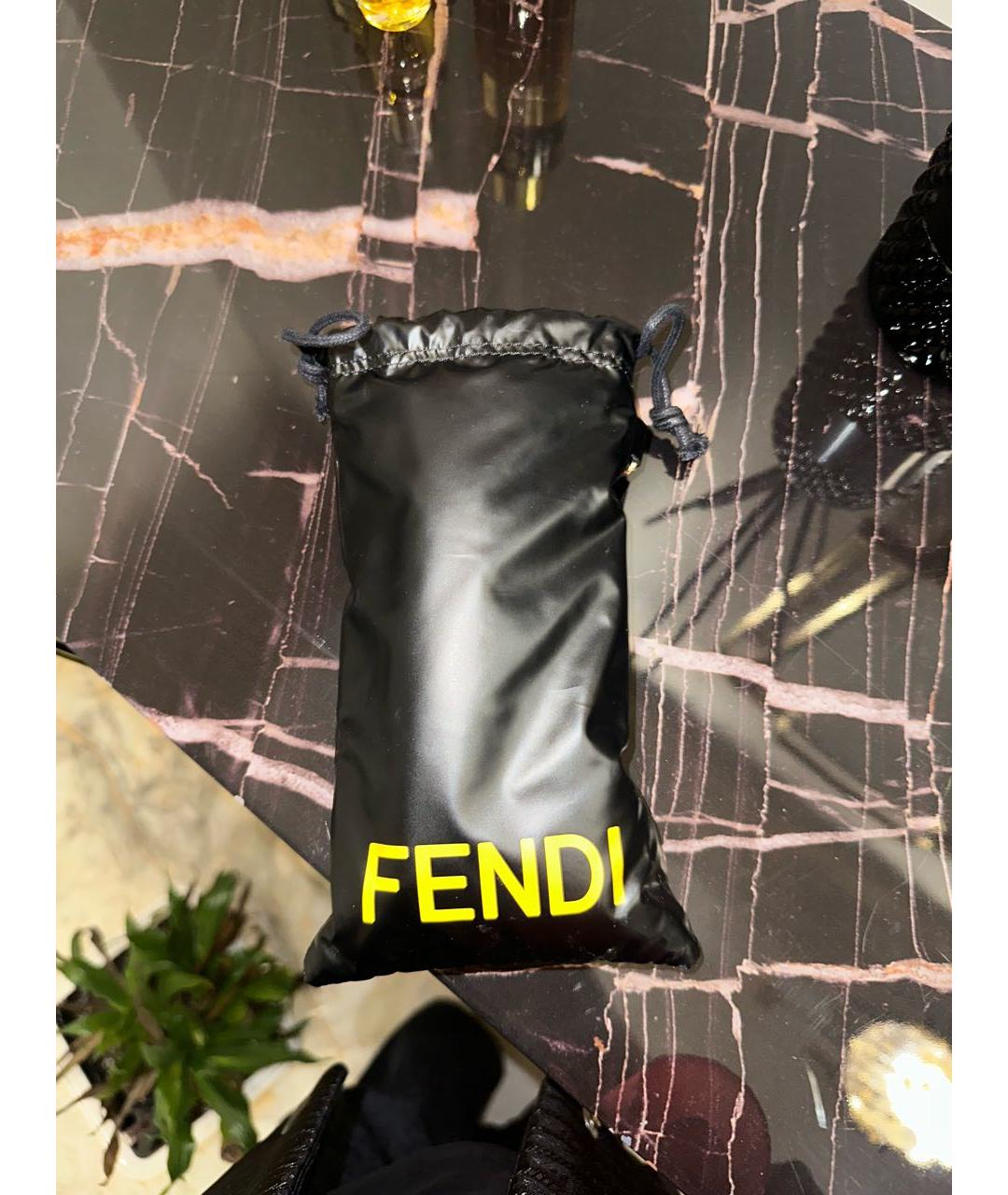 FENDI Коричневые солнцезащитные очки, фото 5