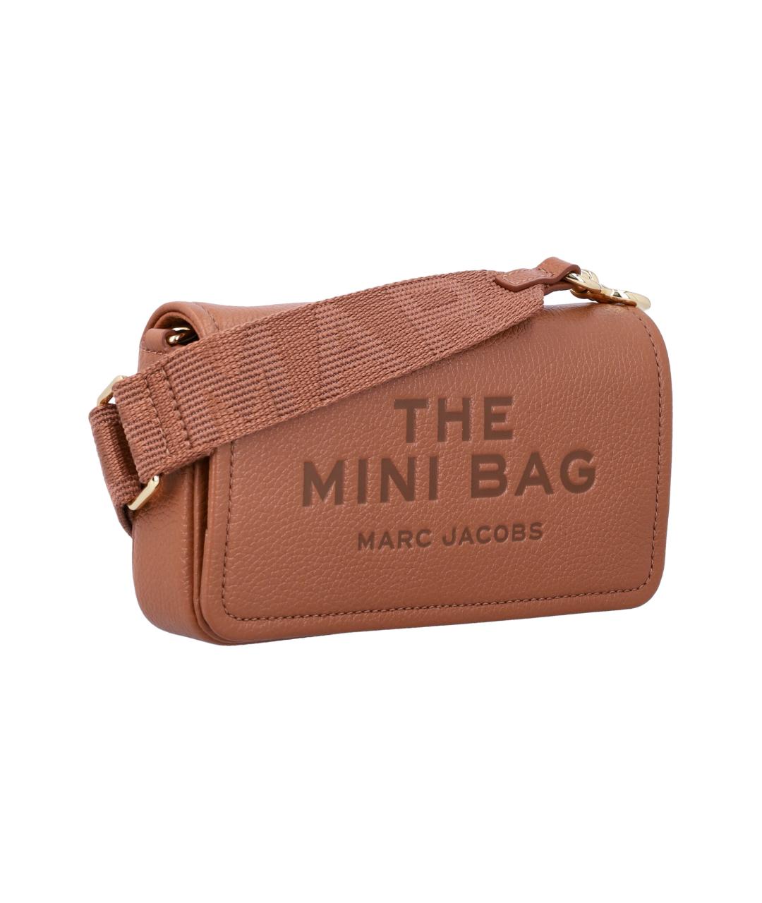 MARC JACOBS Коричневая кожаная сумка через плечо, фото 2