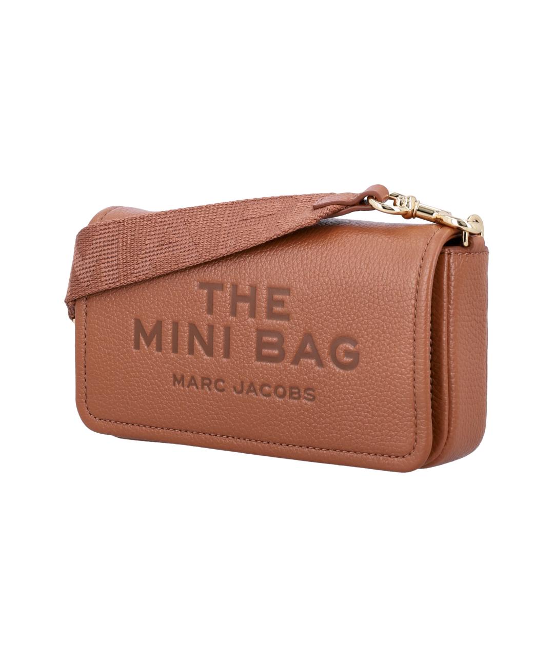 MARC JACOBS Коричневая кожаная сумка через плечо, фото 3