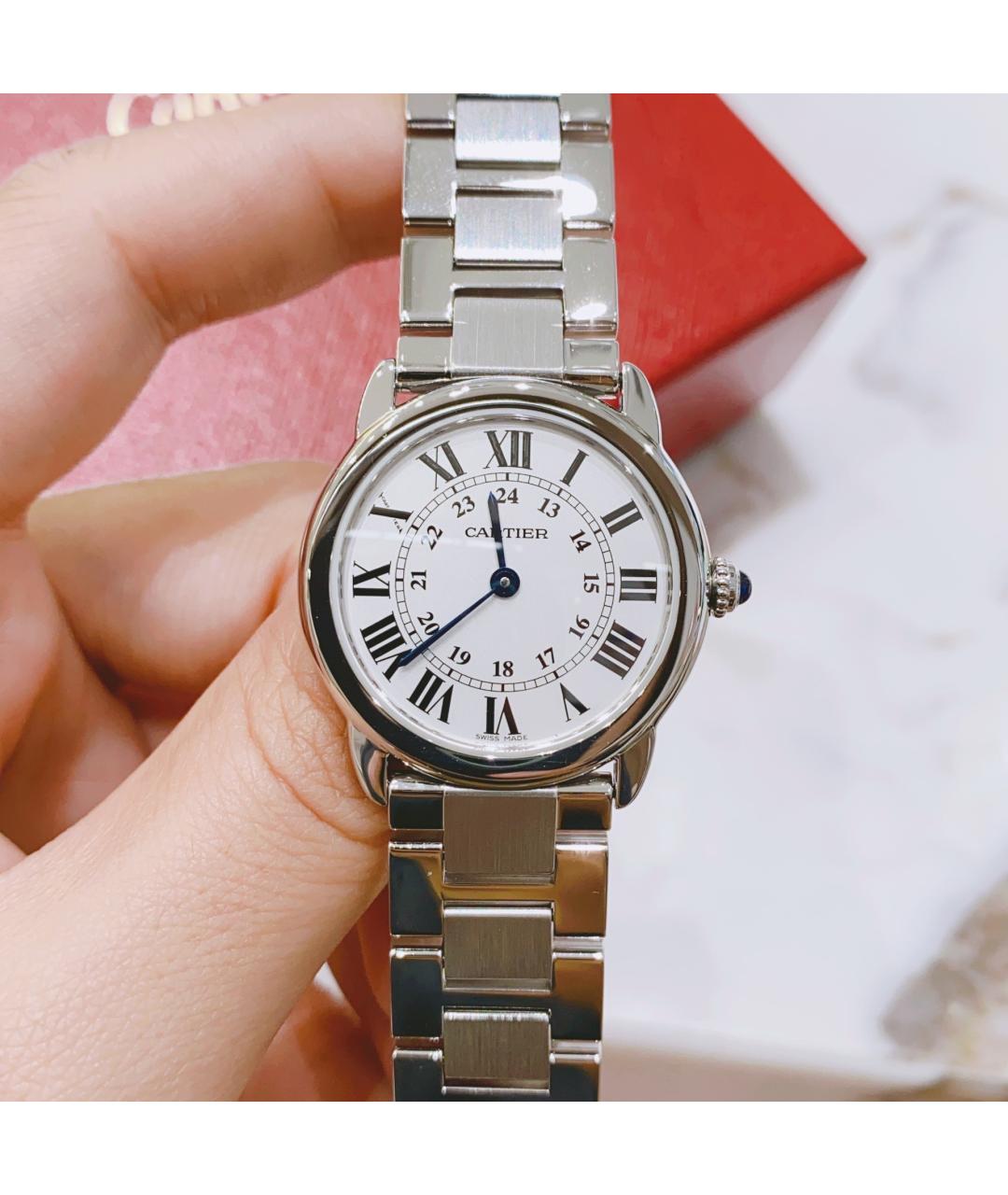 CARTIER Серебряные металлические часы, фото 4