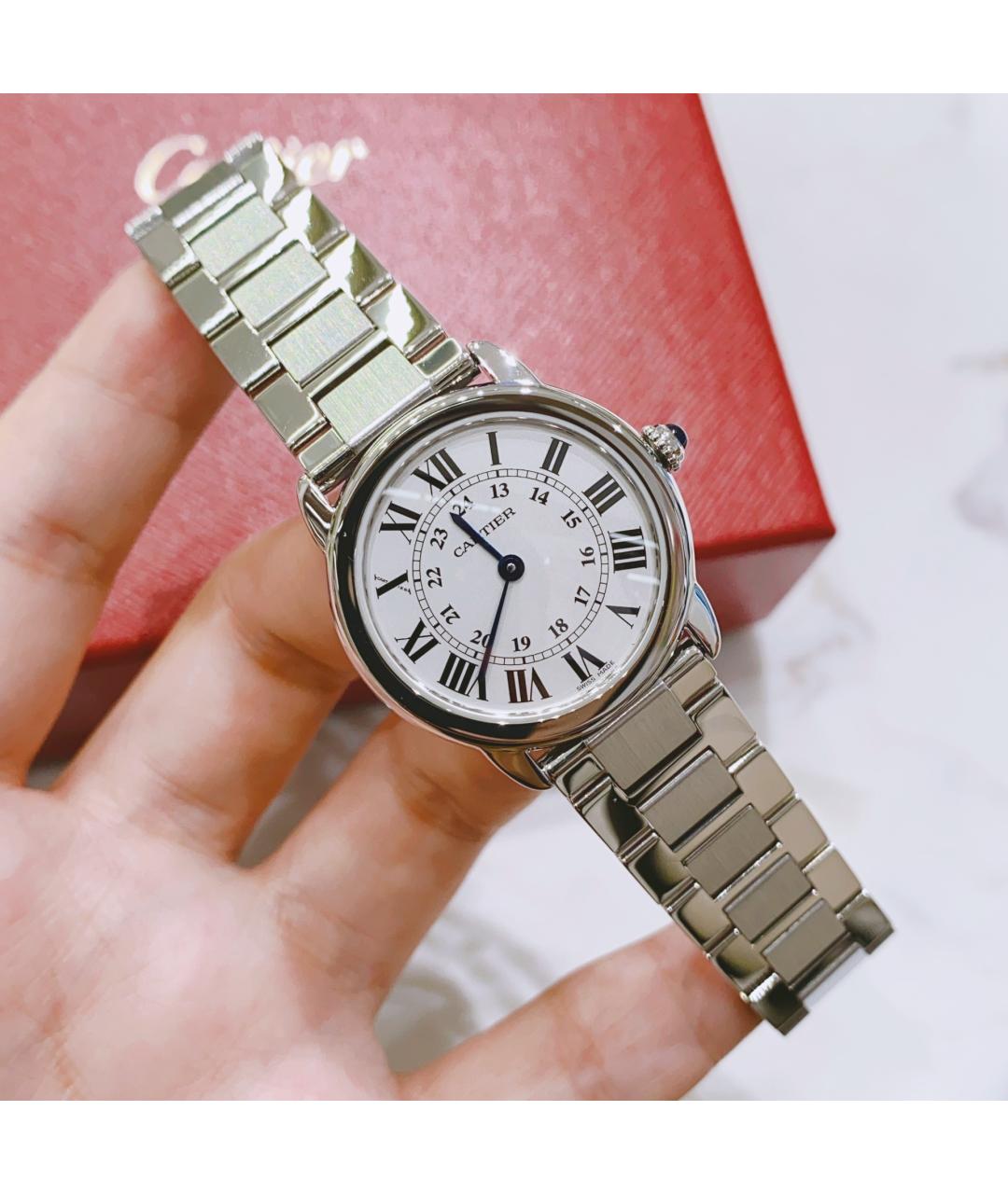 CARTIER Серебряные металлические часы, фото 2