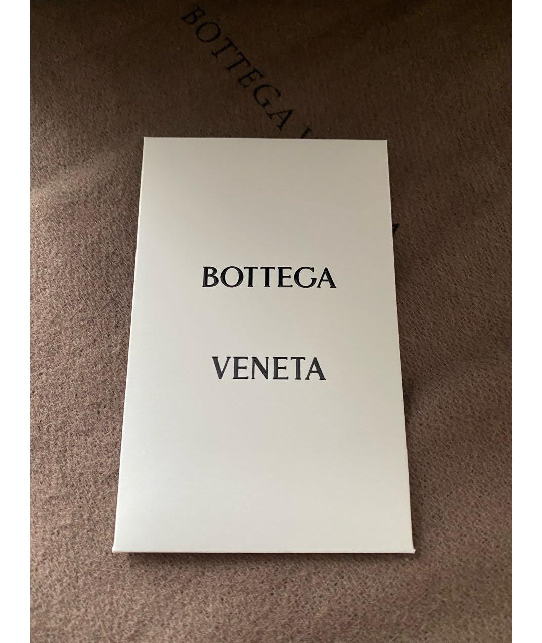 BOTTEGA VENETA Бордовая кожаная сумка через плечо, фото 5