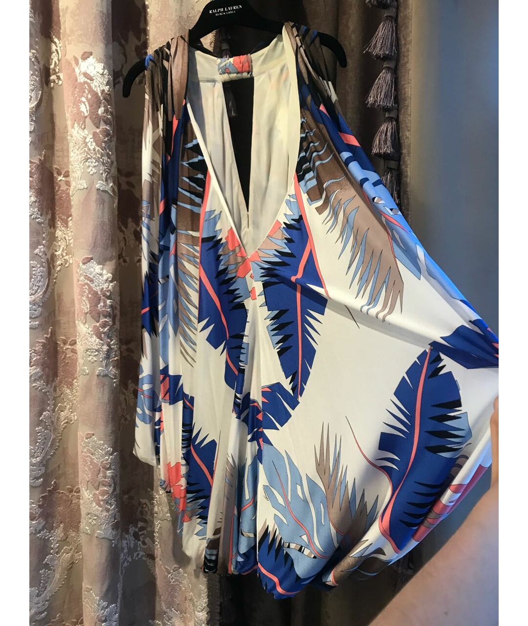 GUCCI Мульти шелковое платье, фото 6