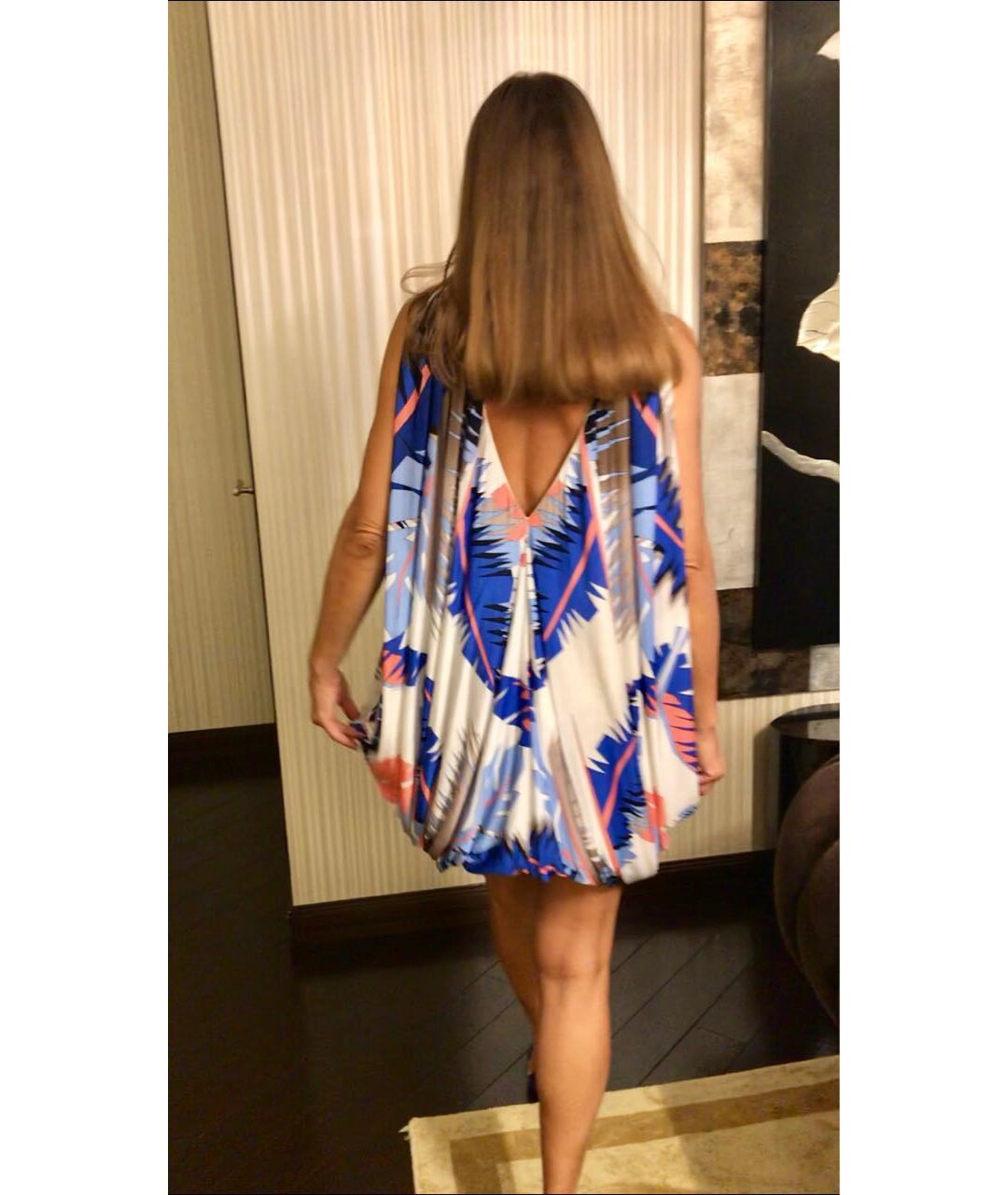 GUCCI Мульти шелковое платье, фото 2