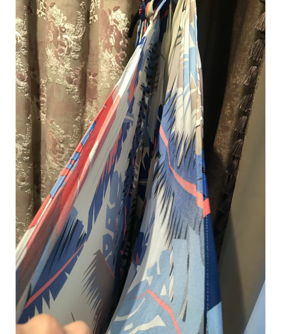 GUCCI Мульти шелковое платье, фото 5