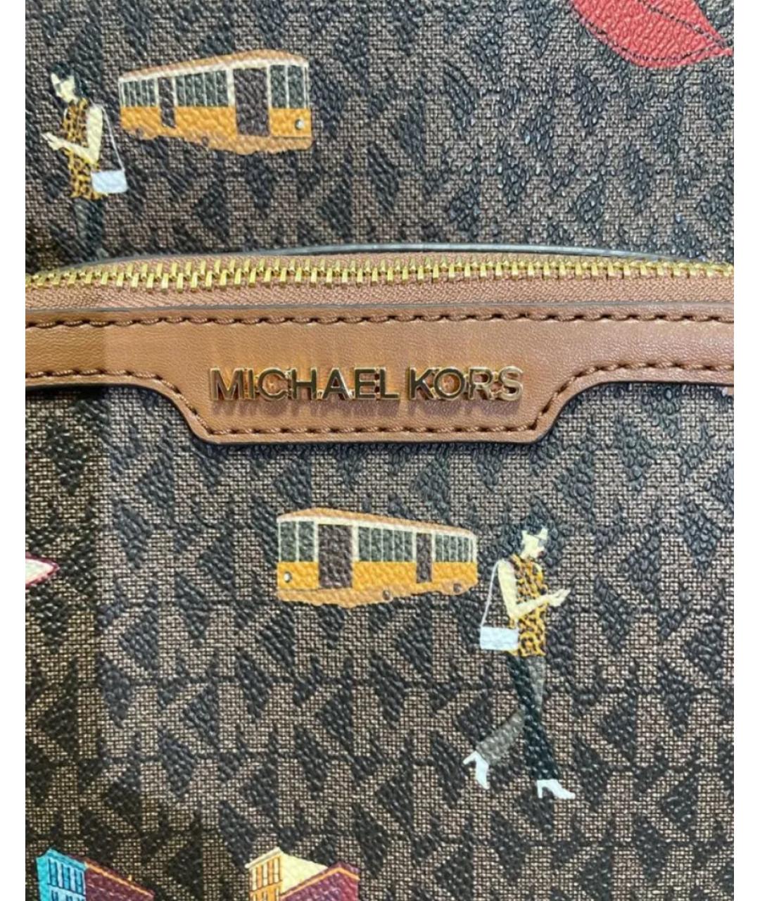 MICHAEL KORS Коричневый рюкзак, фото 3