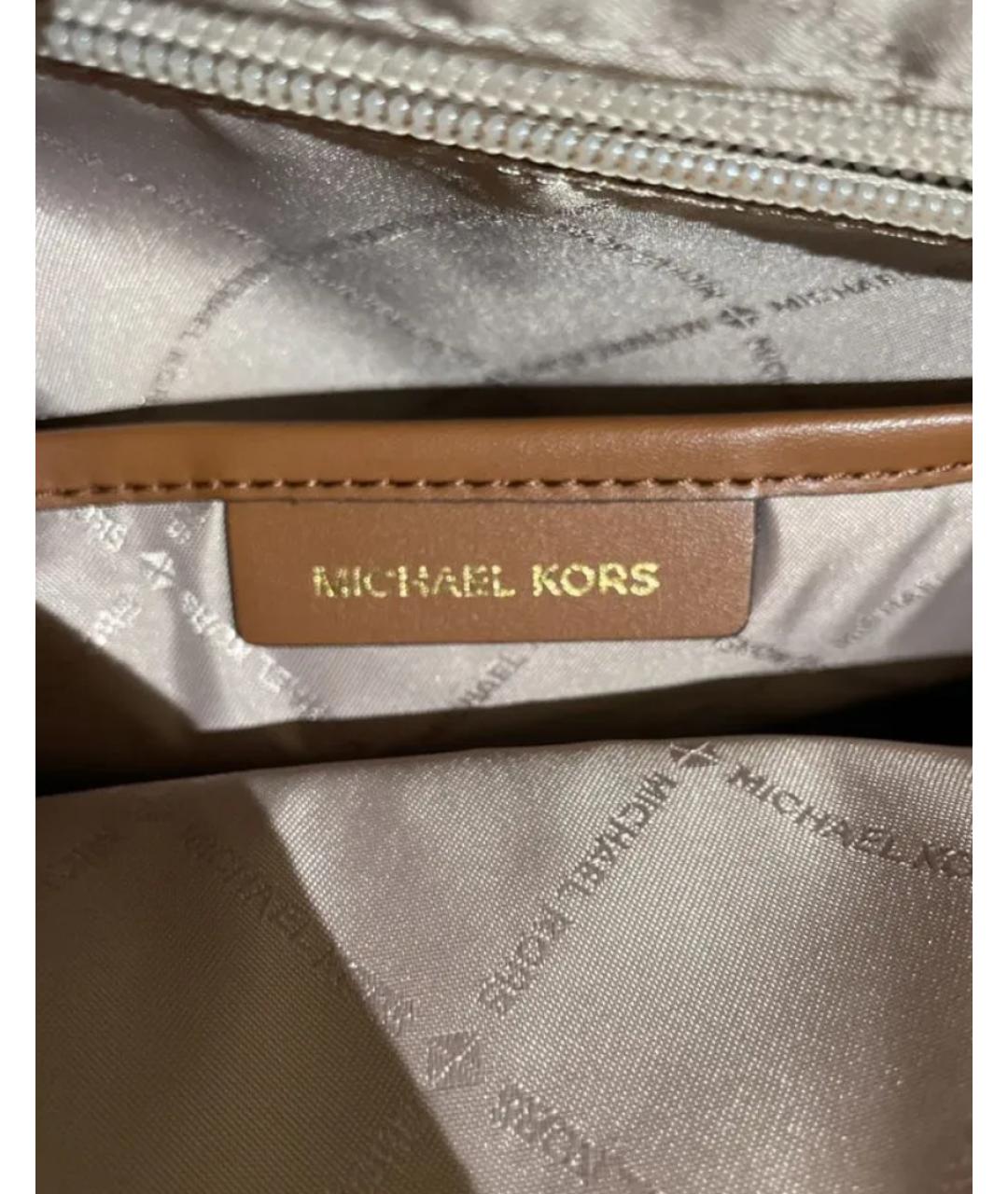 MICHAEL KORS Коричневый рюкзак, фото 7