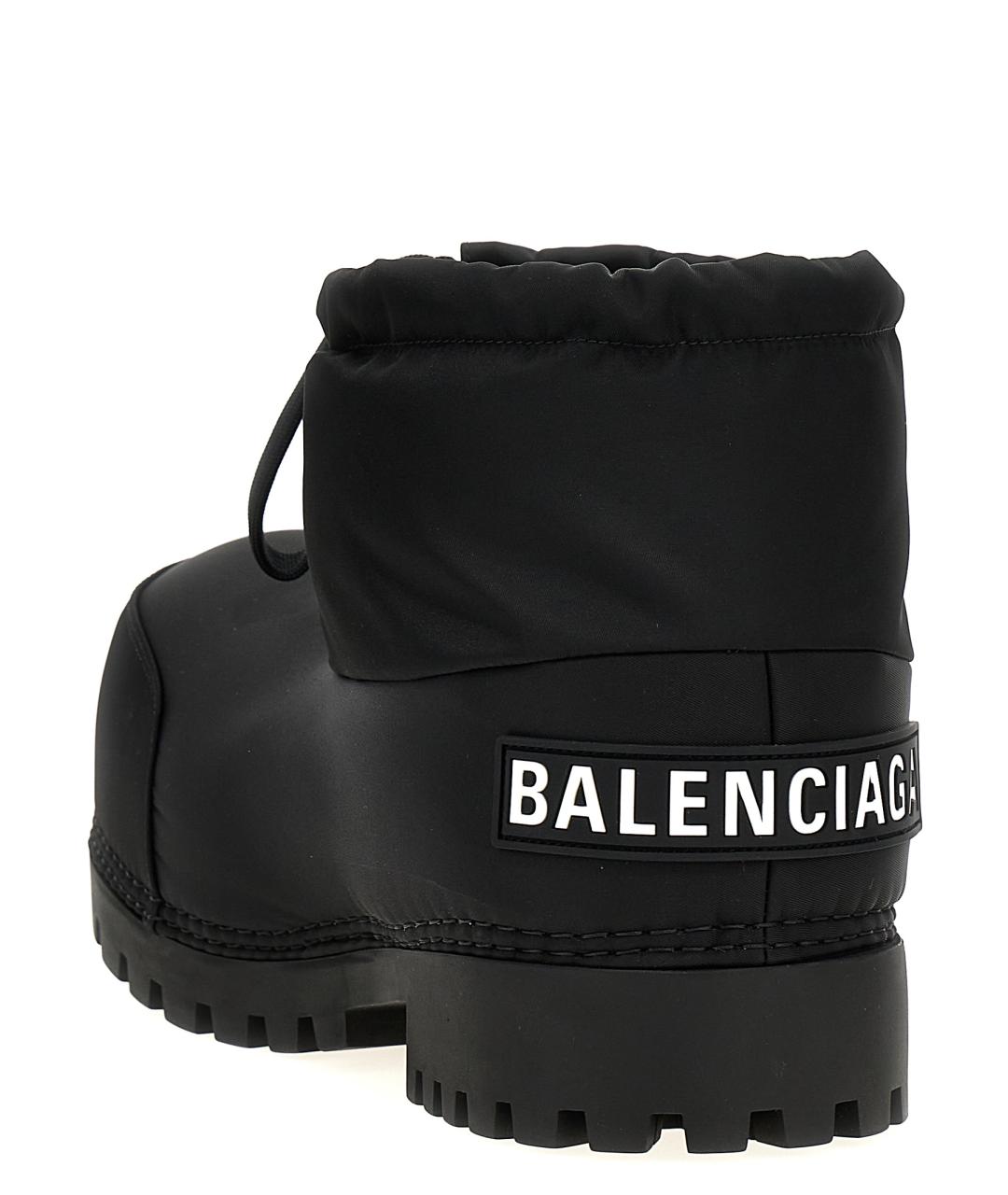 BALENCIAGA Черные синтетические ботинки, фото 3