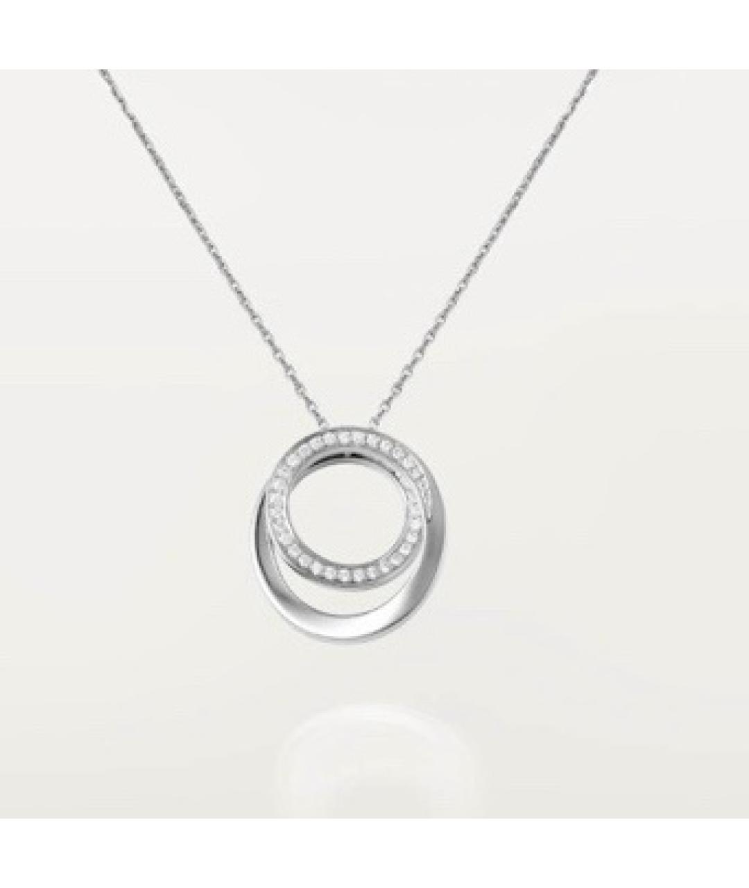 CARTIER Белое колье из белого золота, фото 6