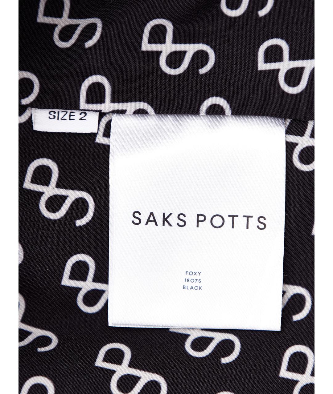 SAKS POTTS Черная кожаная дубленка, фото 6