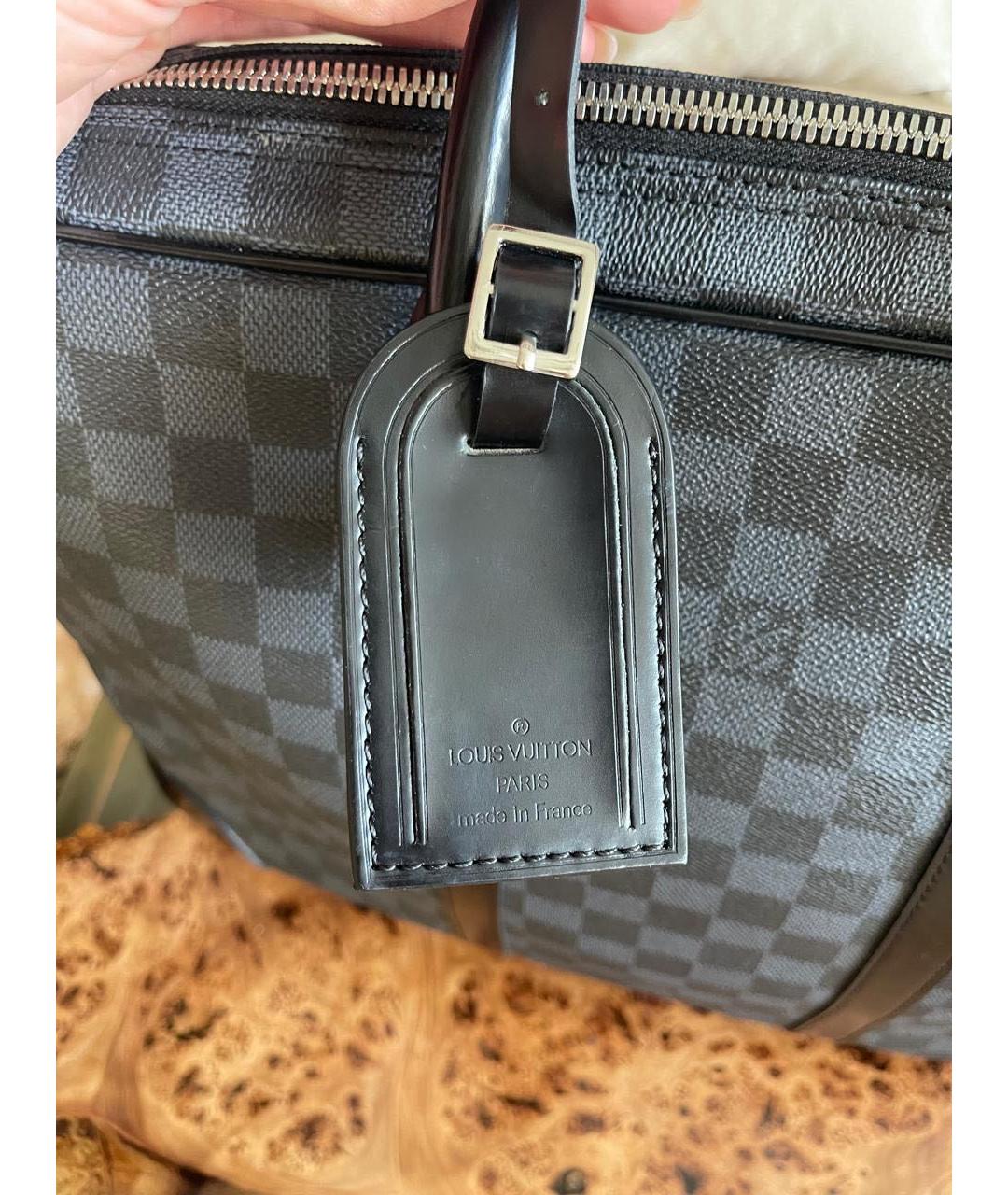 LOUIS VUITTON Кожаный портфель, фото 8