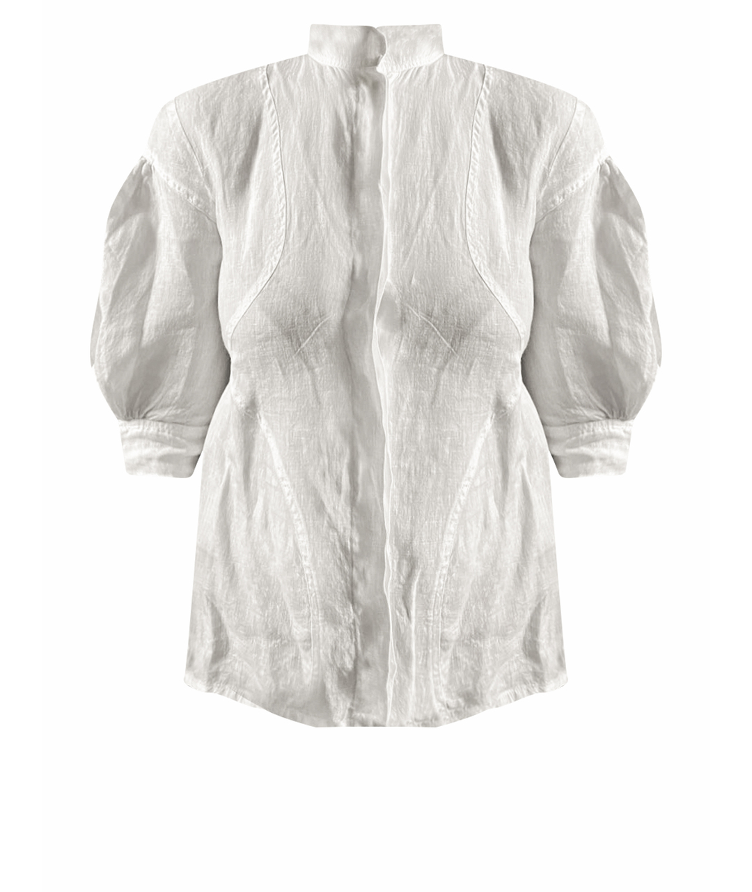 FENDI Белая льняная рубашка, фото 1