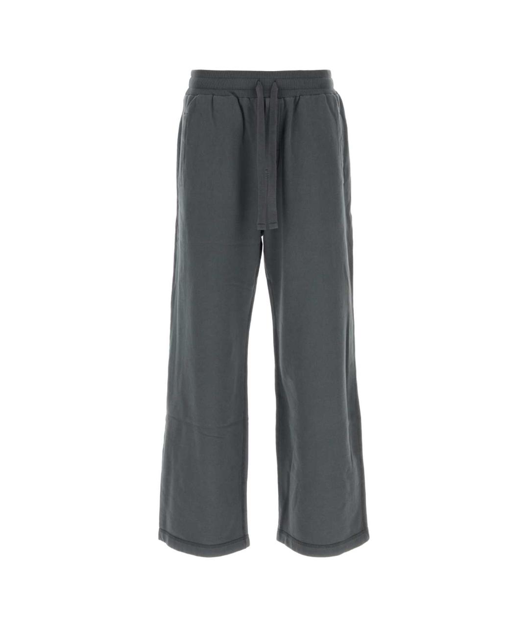 DOLCE&GABBANA Серые хлопковые повседневные брюки, фото 1