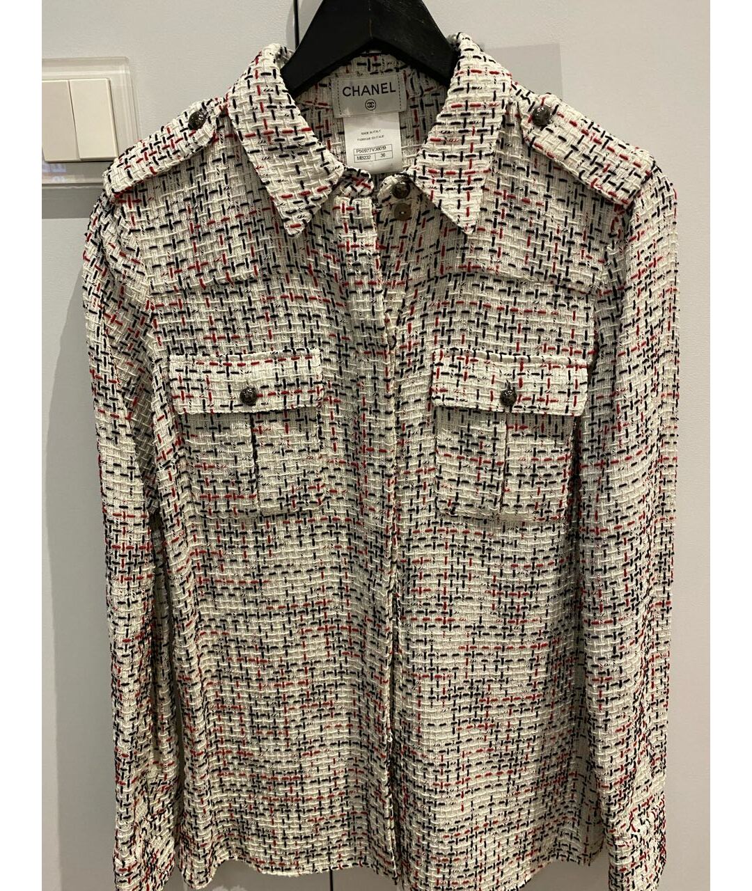CHANEL Хлопковая рубашка, фото 4