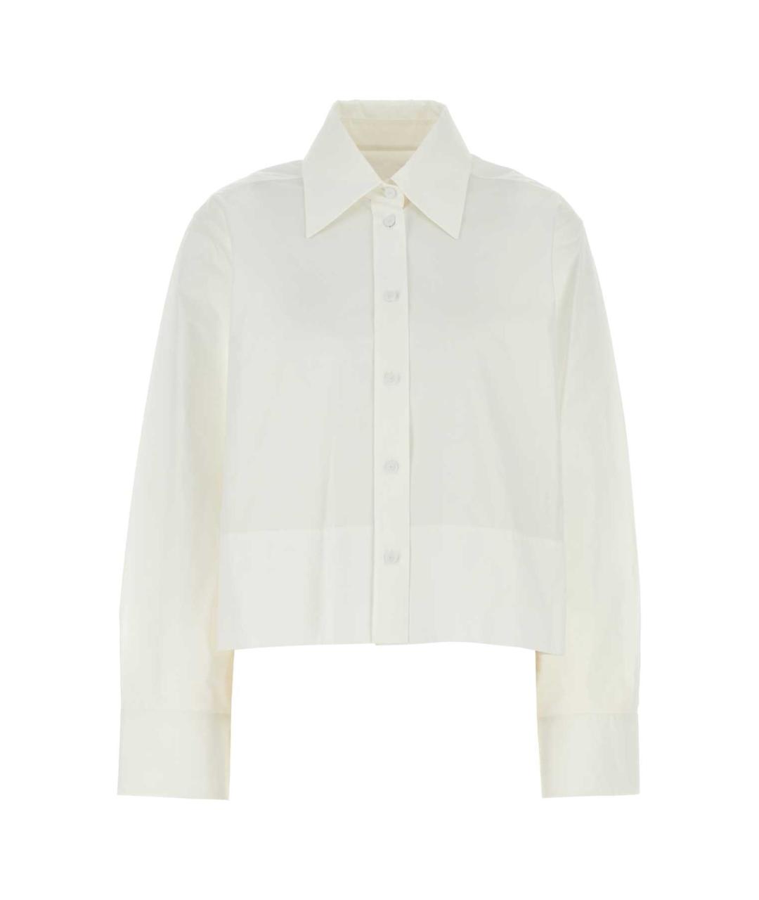 JIL SANDER Белая хлопковая рубашка, фото 1