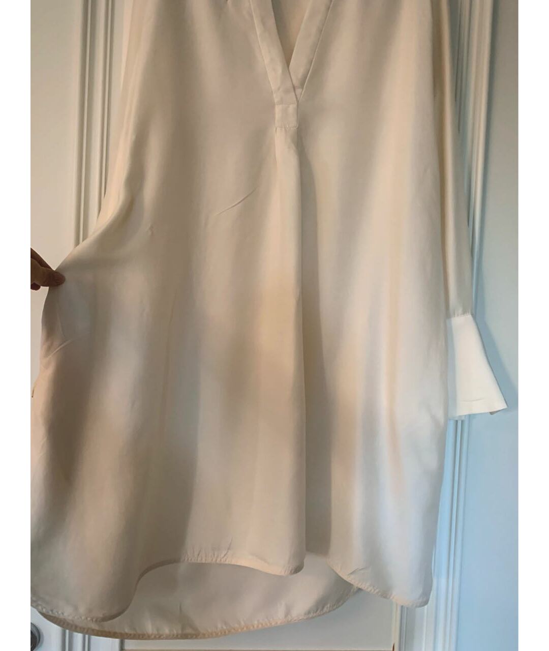 CELINE PRE-OWNED Белая шелковая рубашка, фото 2